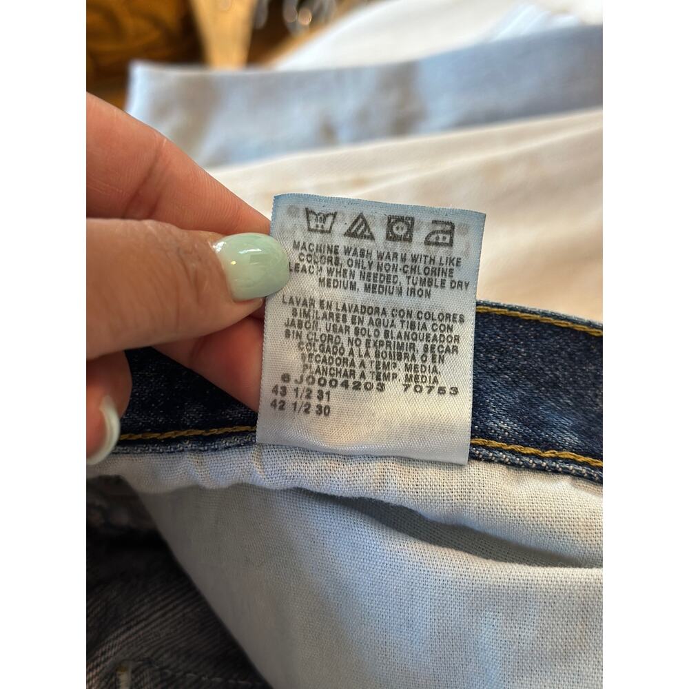 Lee Jeans Men's 42 x 30 100% Cotton Straight Leg Jeans Medium Wash 2008940 - Picture 9 of 9